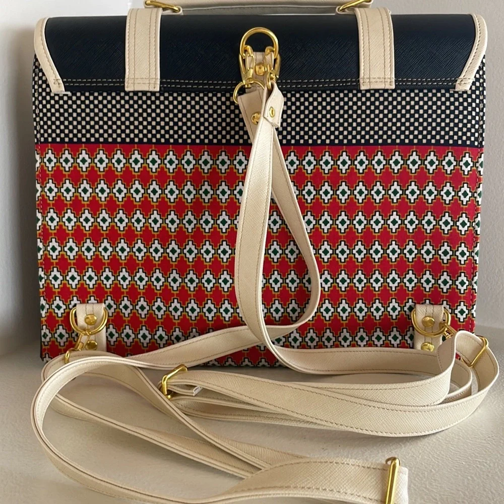 NEW Fabric Pattern Fashion Trendy Briefcase and Back Pack.